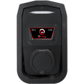 efuturo Wallbox mit Typ 2 Steckdose, 1 Phase, bis zu 3,7 kW, 16 A, 230 V, Mode 3, mit RFID Zugangskontrolle, ohne Stromzähler - KS Tools 117.7537