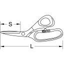 Teppichschere, 230mm - KS Tools 118.0012