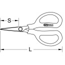 Universal-Kevlar-Werkstattschere, 140mm - KS Tools 118.0065