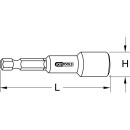 1/4" Einschraubwerkzeug, magnetisch,6mm - KS Tools...