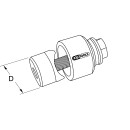 Schraublochstanze mit einfachem Kugellager, 20,4mm - KS...
