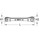 4 in 1 Kälte-Klima-Ratschenschlüssel, umschaltbar - KS Tools 130.0122