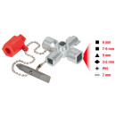 Mini-Schaltschrankschlüssel, 42mm - KS Tools 130.1010