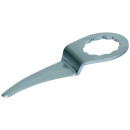 Schneidklinge, gebogen, gekröpft, Tiefe 55mm - KS...