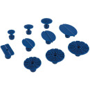 Klebestück rechteckig, 32 x 17 mm, 5 Stück - KS...
