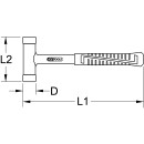 Rückschlagfreier Schonhammer, 360g - KS Tools 140.5270