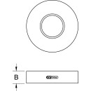 Gewebeklebeband, silber, 50 mm x 50 m - KS Tools 141.5000