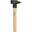 Schlosserhammer, Hickory-Stiel, französische Form,...