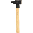 Schlosserhammer, Hickory-Stiel, französische Form,...