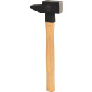 Schlosserhammer, Hickory-Stiel, französische Form,...