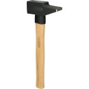 Schlosserhammer, Hickory-Stiel, französische Form,...