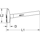 Vorschlaghammer, 5000g - KS Tools 142.1226