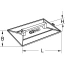 Reibebrett, rechteckig, 260x420mm - KS Tools 144.0520
