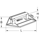 Reibebrett, spitz, 130x200mm - KS Tools 144.0532