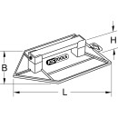 ABS-Reibebrett, spitz, 180x270mm - KS Tools 144.0550