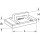 Holz-Reibebrett, rechteckig mit Schwamm, 140x250mm - KS Tools 144.0592