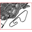 Keilriemen-Montagehebel für Mercedes - KS Tools...