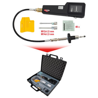 Kompressions-Druckprüfgerät für Dieselmotoren mit Diagrammschreiber, 53-tlg - KS Tools 150.1656