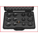 Turbolader-Bajonett-Ladeluft-System-Prüfkoffer-Satz, 13-tlg - KS Tools 150.1825