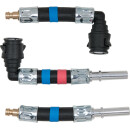 Adapter-Satz 3-tlg SAE 10 x 30 mm (blau) - KS Tools 150.1868