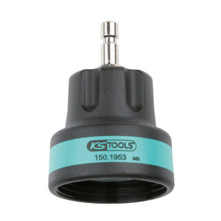 Kühlsystem-Adapter M46 x 3,0, türkis - KS Tools 150.1953