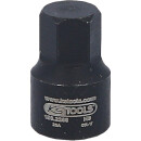 1/4" Bit-Stecknuss für Innensechskant-Schrauben am Bremssattel, 9 mm - KS Tools 150.2288