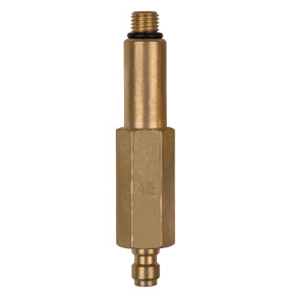 Adapterstück (lang) M8x1,0 Außengewinde und 1/4" Schlauchanschluss mit Dichtring - KS Tools 150.2345