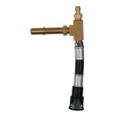 Manometer-Anschlussschlauch mit 1/4"...