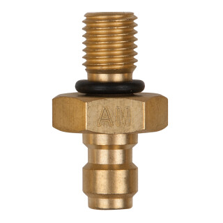 Adapterstück M8x1,0 Außengewinde und 1/4" Schlauchanschluss mit Dichtring - KS Tools 150.2650