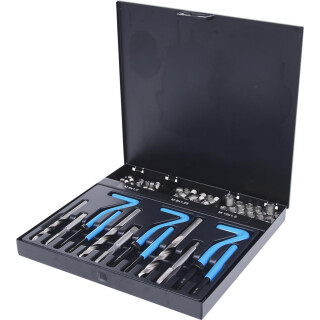 Nirostahl Gewinde-Reparatur-Satz M6-M10, 87-tlg - KS Tools 150.6155