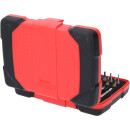 1/4" + 10 mm Torx- und Innensechskant-Schrauben-Ausdreher-Satz, 34-tlg - KS Tools 150.7060