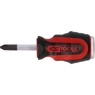 ERGOTORQUEmax Schlagkappen-Schraubendreher, PZ2, kurze Form - KS Tools 151.1147