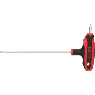 T-Griff-Winkelstiftschlüssel Torx Kugelkopf,T15 - KS Tools 151.2756
