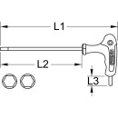 T-Griff-Innensechskant-Schlüssel, 9/64" - KS Tools 151.2845