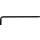 Kugelkopf-Innensechskant-Winkelstiftschlüssel phosphatiert, lang, 2mm - KS Tools 151.2902