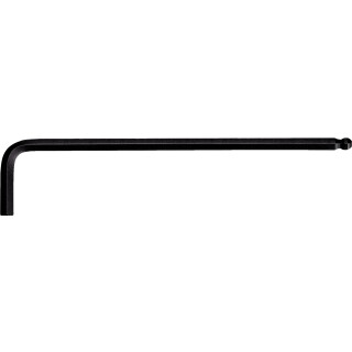 Kugelkopf-Innensechskant-Winkelstiftschlüssel phosphatiert, lang, 3mm - KS Tools 151.2903