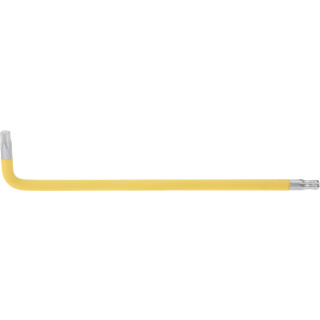 Kugelkopf-Torx-Winkelstiftschlüssel, XL, T30, Hellgelb - KS Tools 151.4276