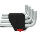 Innensechskant-Winkelstiftschlüssel-Satz, im Klapphalter,14-tlg1/16"-3/4" - KS Tools 151.4600