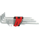 Torx-Winkelstiftschlüssel-Satz, extra lang, 10-tlg -...