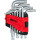 Torx-Winkelstiftschlüssel-Satz, kurz, 10-tlg - KS Tools 151.4900