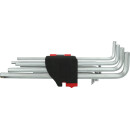 Innensechskant-Winkelstiftschlüssel-Satz, extra lang, 10-tlg Zoll - KS Tools 151.4960