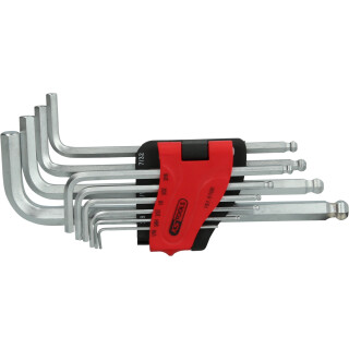 Kugelkopf-Innensechskant-Winkelstiftschlüssel-Satz, lang, 10-tlg - KS Tools 151.5100