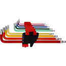 Kugelkopf-Torx-Winkelstiftschlüssel-Satz, extra lang, 9-tlg - KS Tools 151.5210