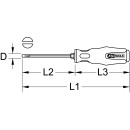 EDELSTAHL Schraubendreher Schlitz, 6mm - KS Tools 153.1005