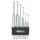 Splintentreibersatz, hochglanz verchromt, 6-tlg - KS Tools 156.0150