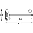 T-Griff-Torx-Stiftschlüssel, T6 - KS Tools 158.8016