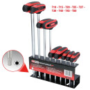 T-Griff-Torx-Winkelstiftschlüssel-Satz, 9-tlg - KS...