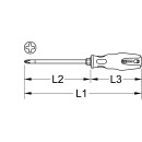 ERGOTORQUEplus Schraubendreher, PH2, 230mm - KS Tools 159.1022