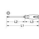 ERGOTORQUEplus Schraubendreher, PZ3, 315mm - KS Tools...