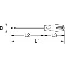 ERGOTORQUEplus® Schraubendreher für Innenvierkantschrauben, #2, 205mm - KS Tools 159.1187
